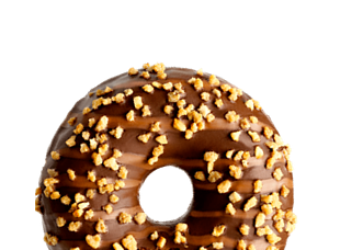 Caramel Nutella Crunch Donuts Café Lomé
