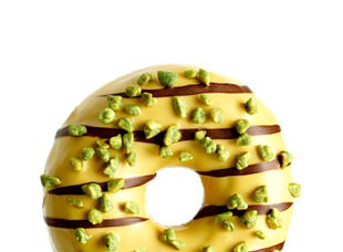 Pistachio Blanca Verde Donuts Café Lomé