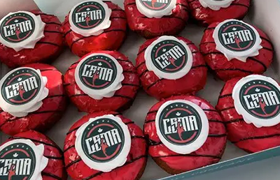 Donuts Logo Entreprise (x24) Donuts Café Lomé