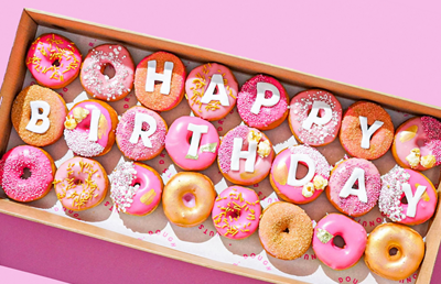 Box Anniversaire Personnalisée Donuts Café Lomé